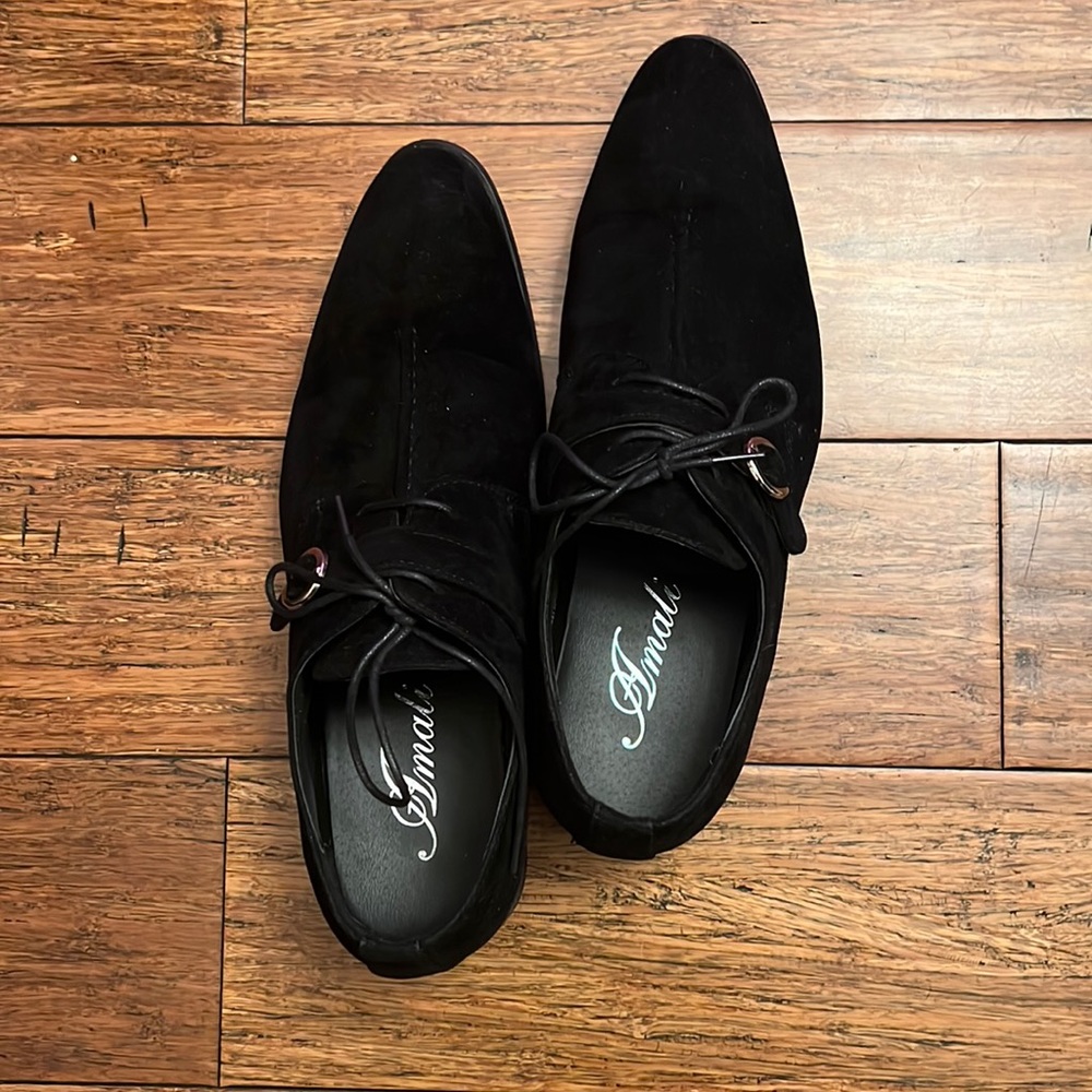 Amali Black Suede Shoes